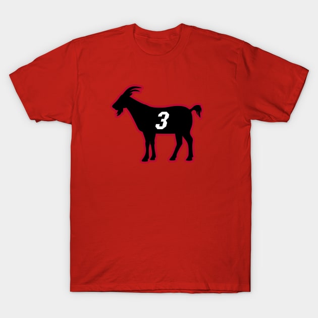 MIA GOAT - 3 - Red T-Shirt by KFig21